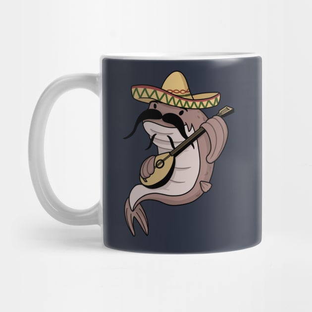 Catfish in sombrero by ballooonfish